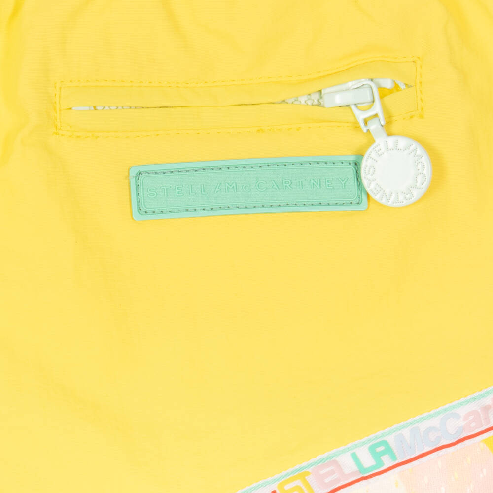 Stella McCartney Kids-شورت لون أصفر للبنات | Childrensalon Outlet