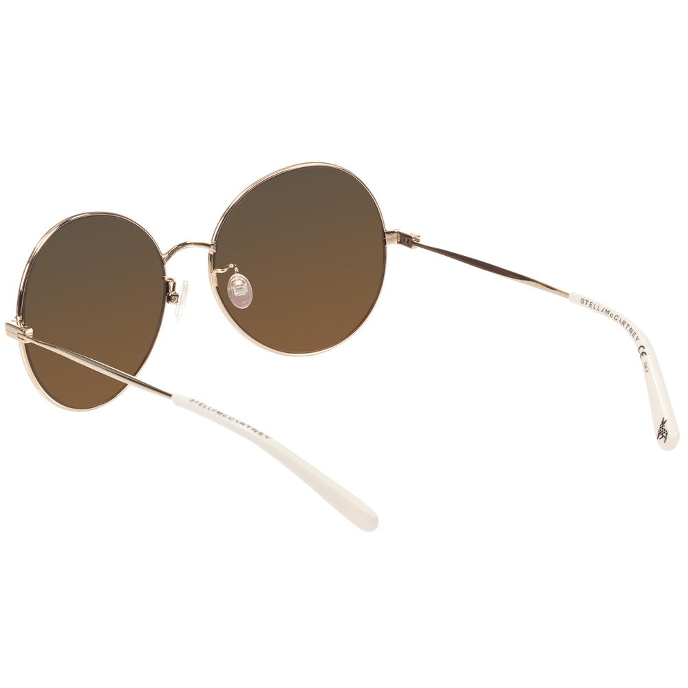 Stella McCartney Kids-Gold Round Sunglasses | Childrensalon Outlet