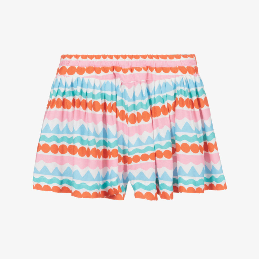 Stella McCartney Kids-شورت فيسكوزبطبعة غرافيك للبنات | Childrensalon Outlet