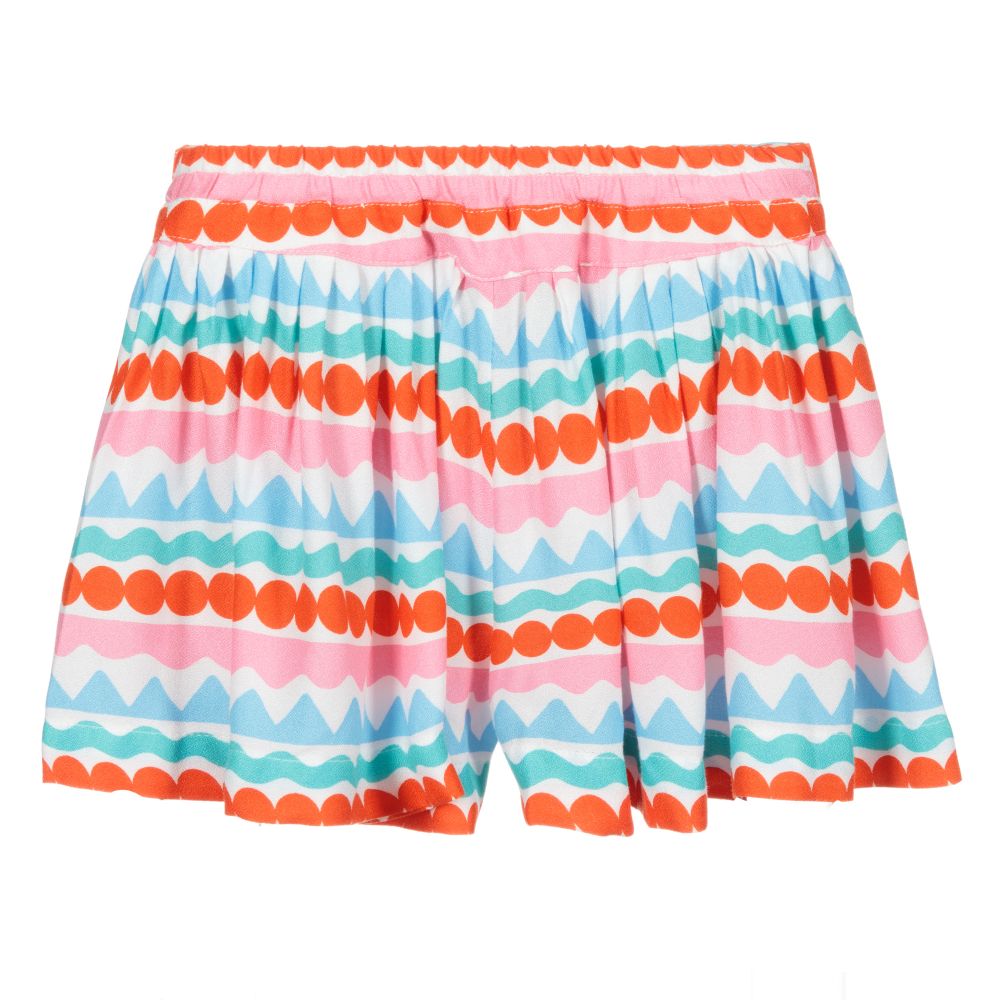 Stella McCartney Kids-شورت فيسكوزبطبعة غرافيك للبنات | Childrensalon Outlet
