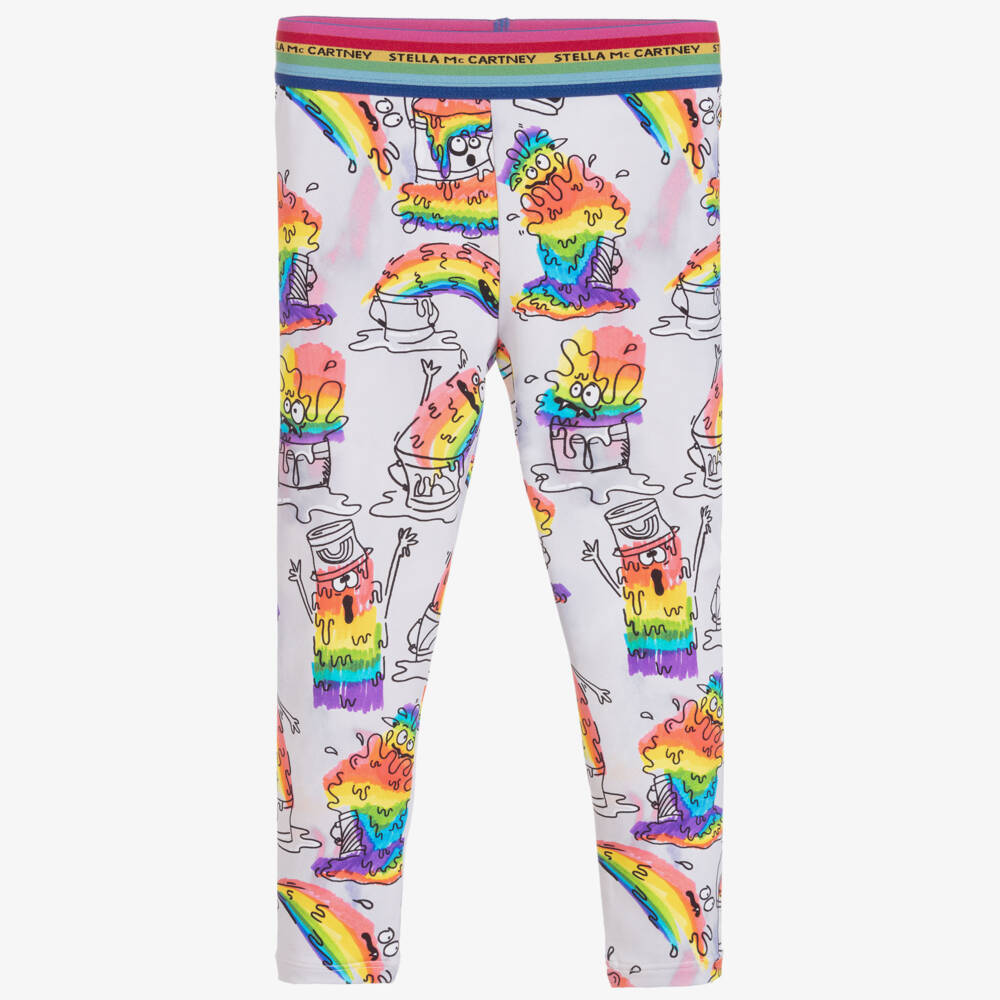 Stella McCartney Kids-Grey Leggings UPF 50+ | Childrensalon Outlet