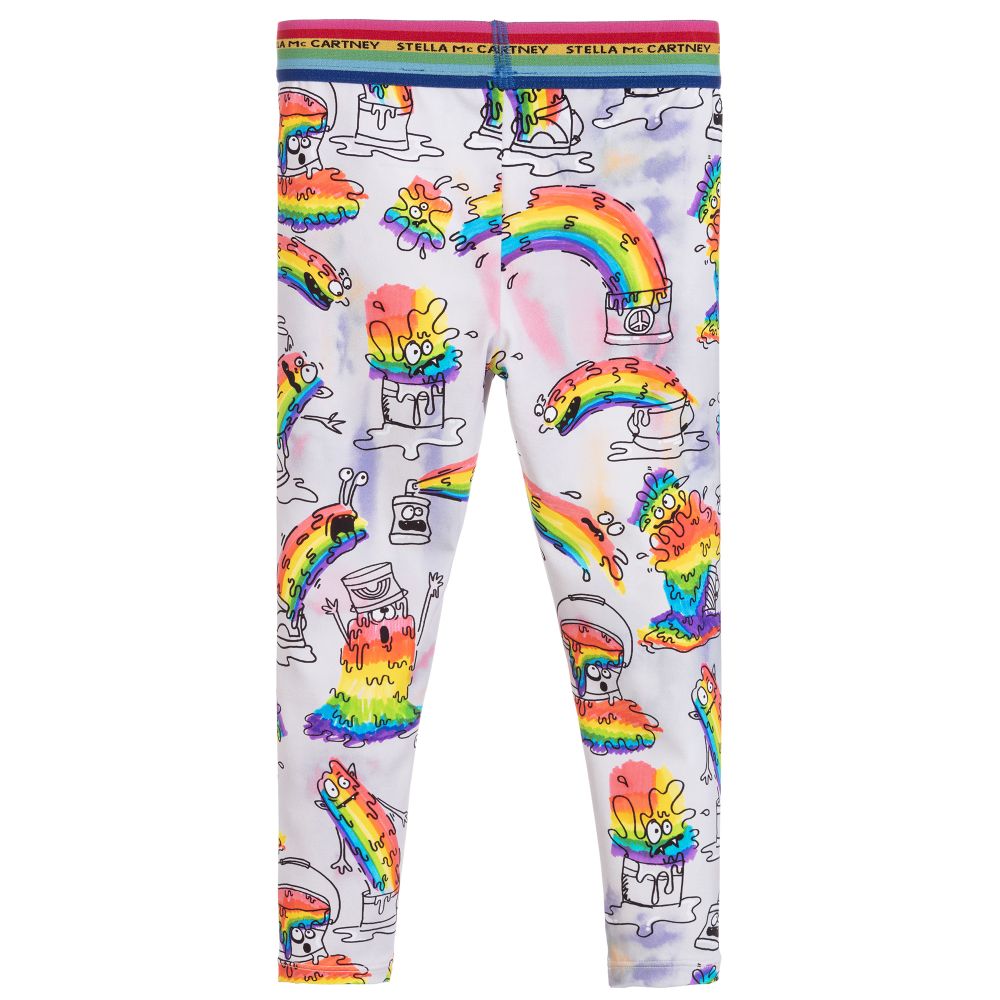 Stella McCartney Kids-Grey Leggings UPF 50+ | Childrensalon Outlet