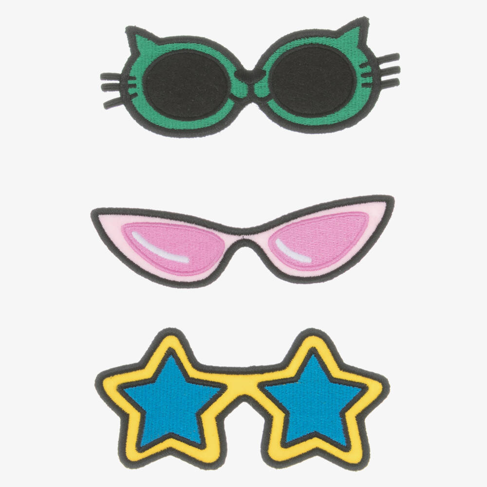 Stella McCartney Kids-Ivory Cat Patch Tee for Girls | Childrensalon Outlet