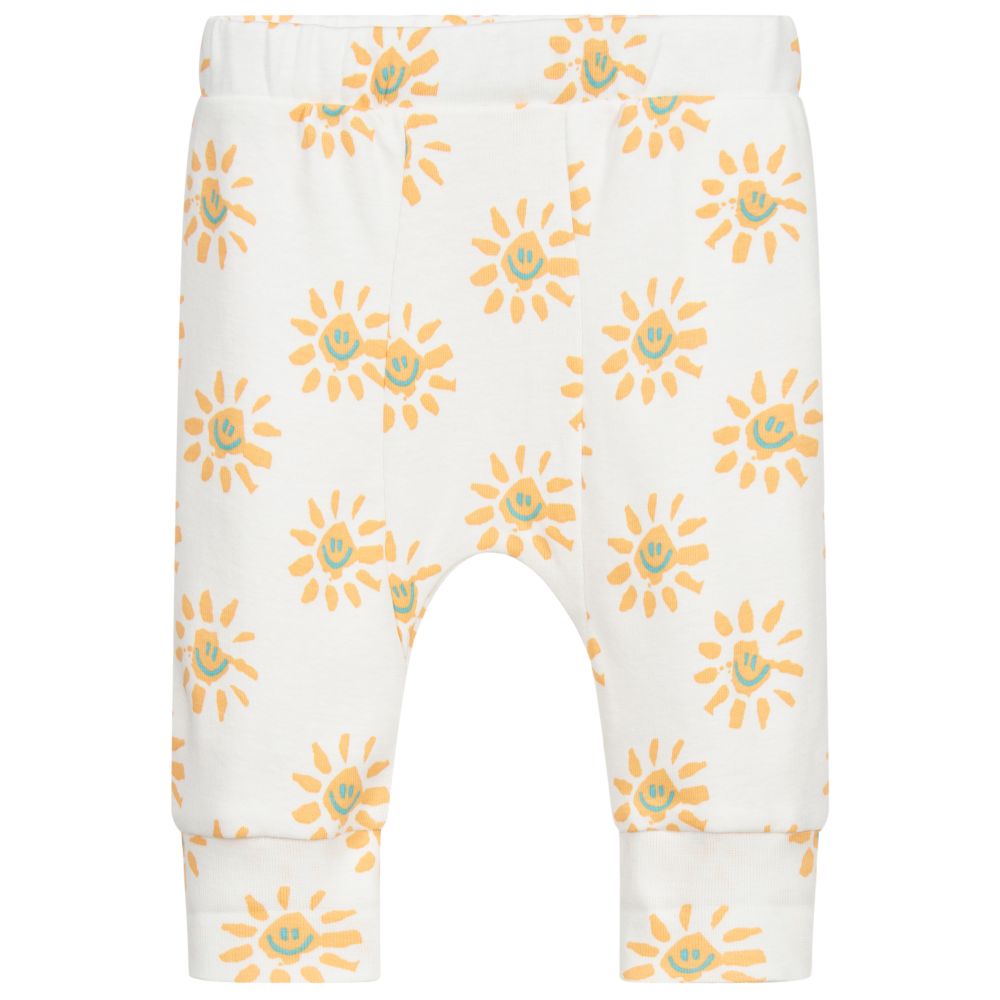 Stella McCartney Kids-Ivory Cotton Trousers Set | Childrensalon Outlet