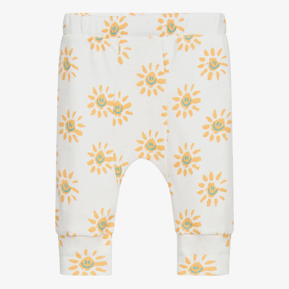 Stella McCartney Kids-طقم بنطلون قطن لون عاجي للأطفال | Childrensalon Outlet