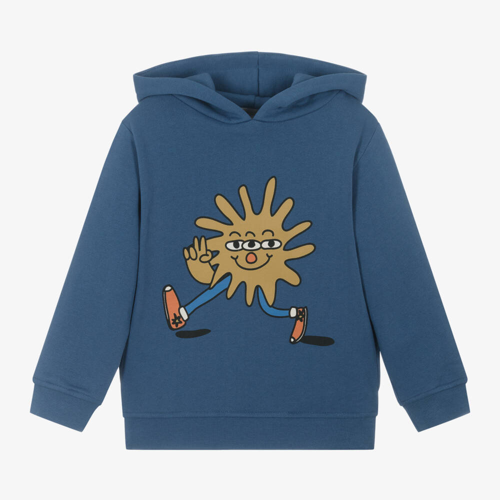 Stella McCartney Kids-Junior Boys Cosmic Blue Sweatshirt | Childrensalon Outlet