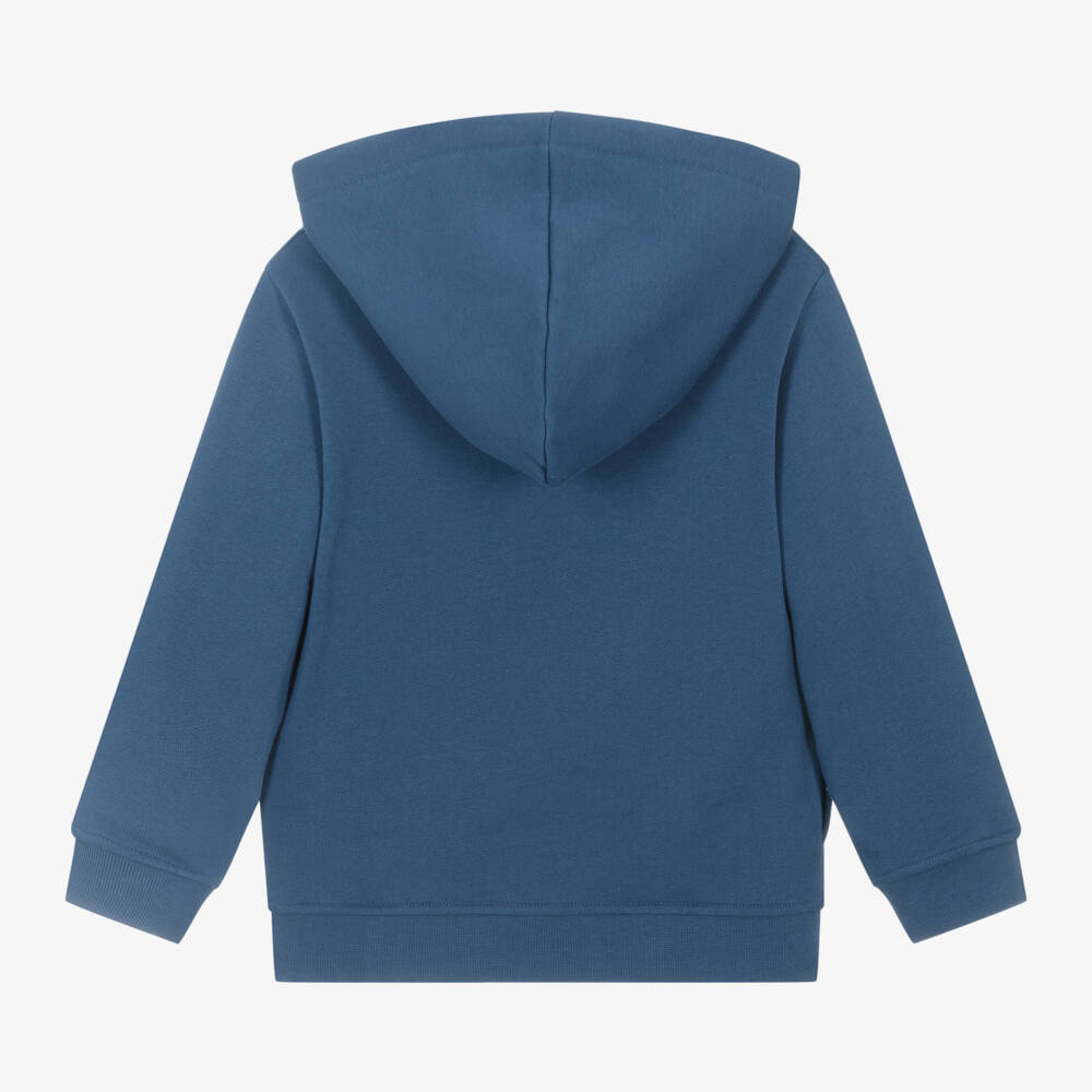 Stella McCartney Kids-هودي قطن عضوي لون أزرق للأولاد | Childrensalon Outlet