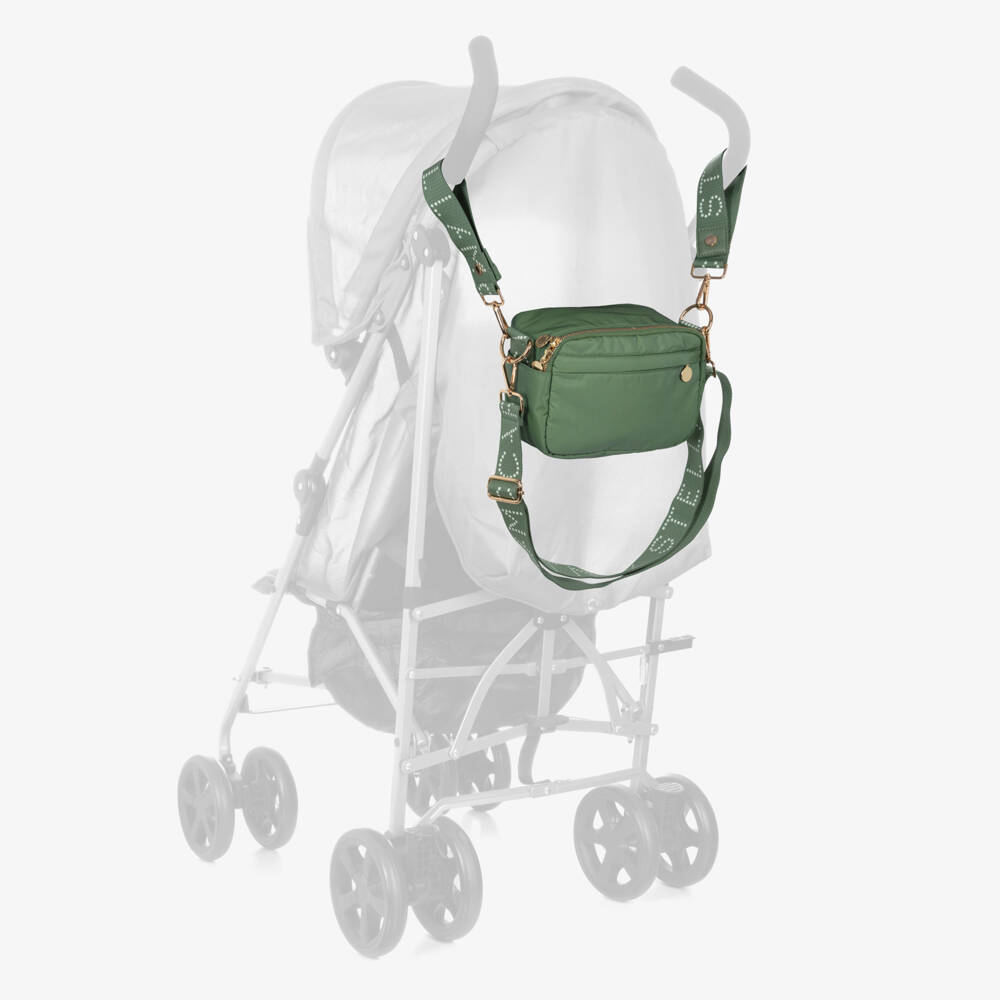 Stella McCartney Kids-Зеленая сумка через плечо для смены подгузников для малышей | Childrensalon Outlet