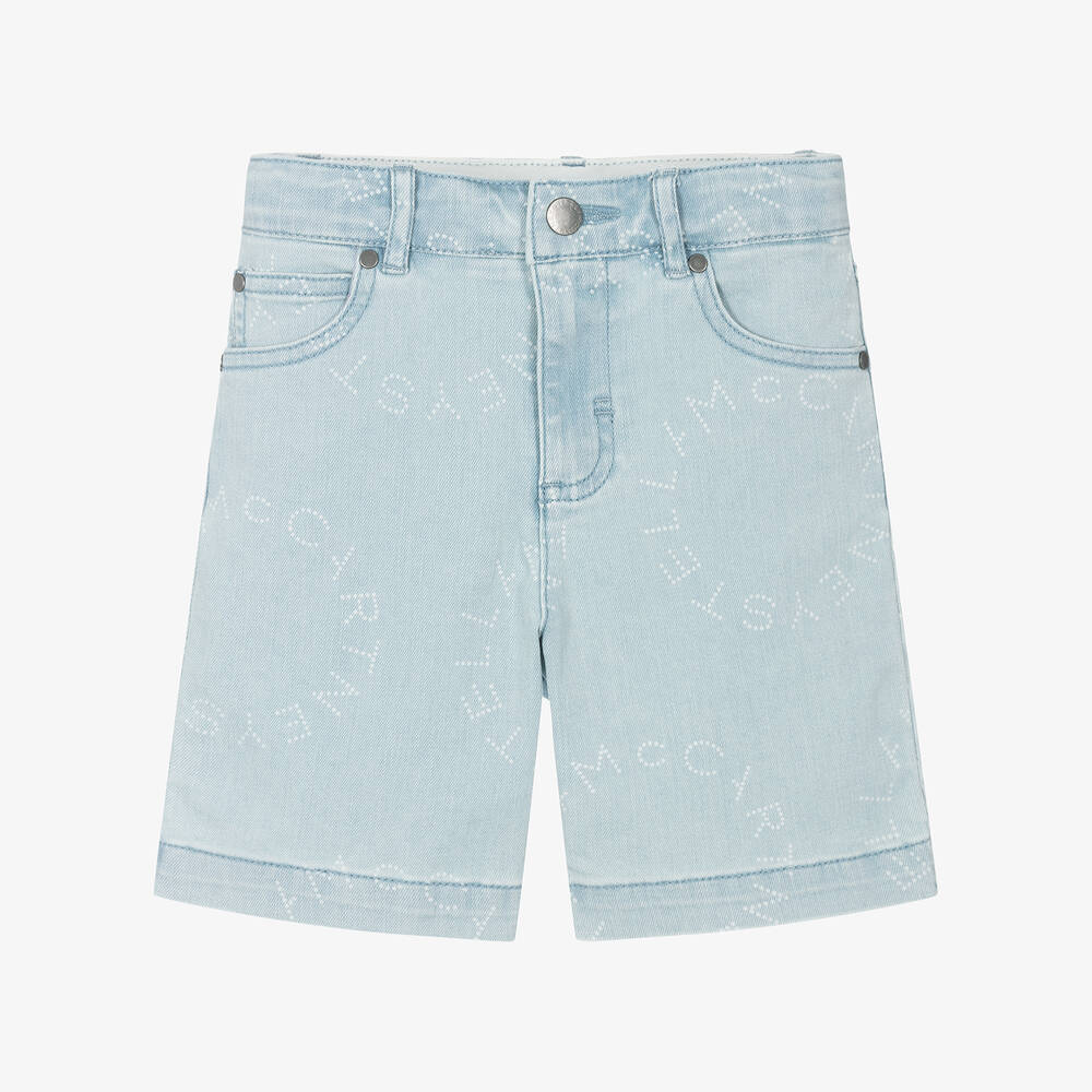 Light Blue Denim Shorts