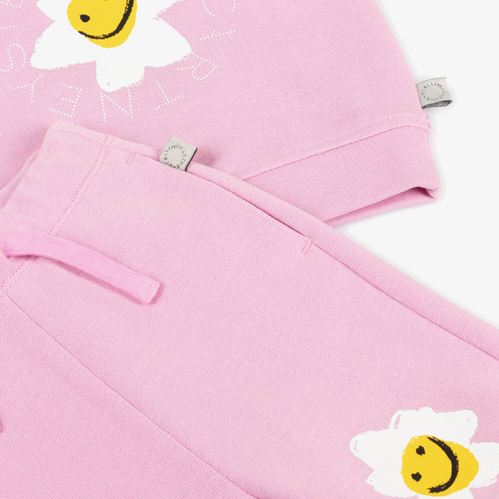 Stella McCartney Kids-Little Ladies Rosy Cotton Ensemble | Childrensalon Outlet