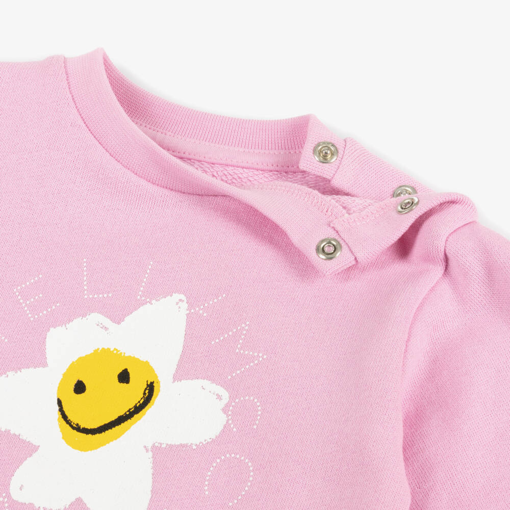 Stella McCartney Kids-Little Ladies Rosy Cotton Ensemble | Childrensalon Outlet