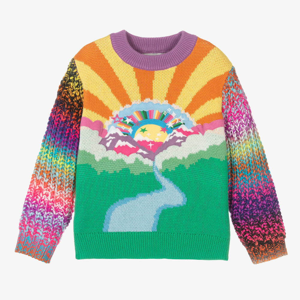 Stella McCartney Kids - Multicolour Knitted Sweater | Childrensalon