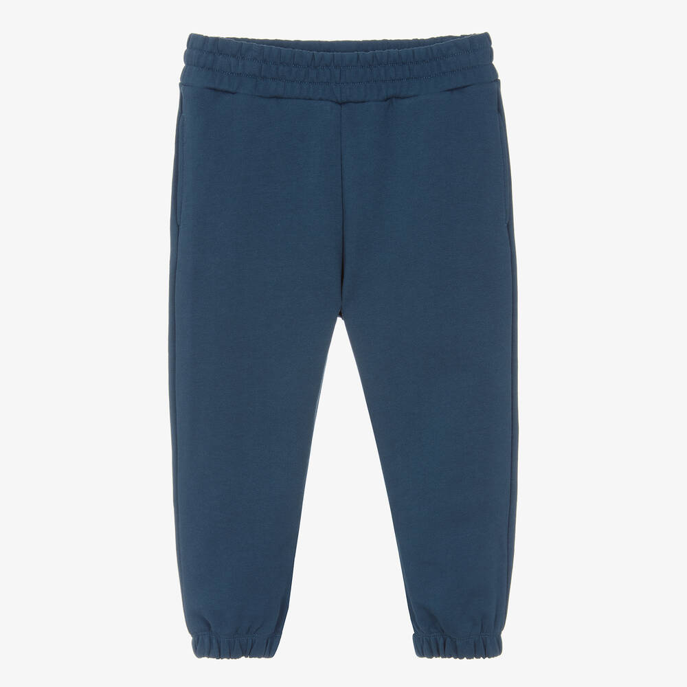 Stella McCartney Kids - Navy Blue Cotton Joggers | Childrensalon