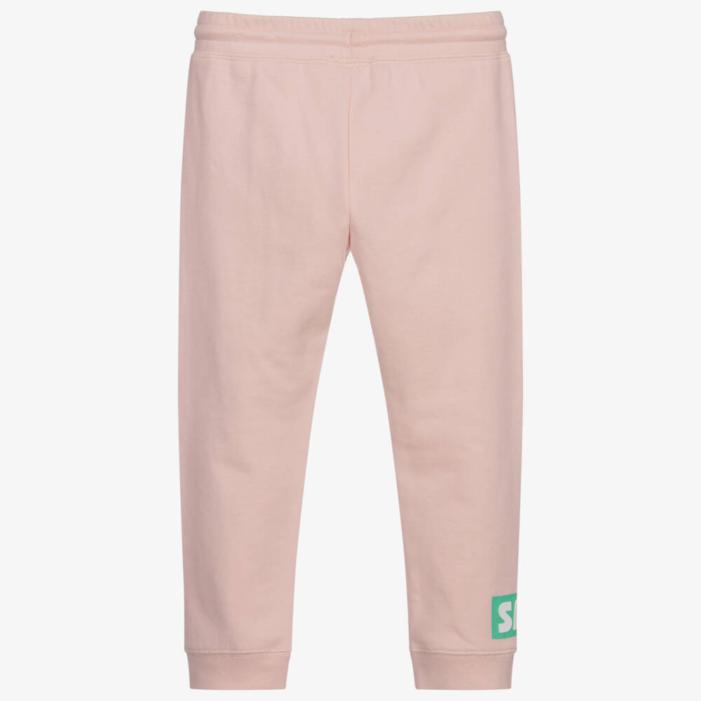 Stella McCartney Kids-جوغرز قطن جيرسي لون زهري للبنات | Childrensalon Outlet