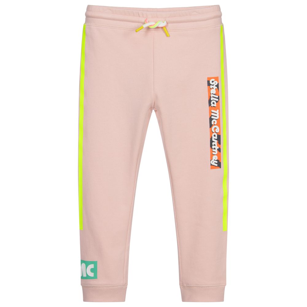 Stella McCartney Kids - Rosa Baumwoll-Jogginghose | Childrensalon