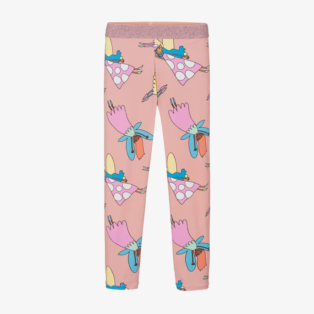 Stella McCartney Kids-Pink Enchanted Fairy Leggings for Girls | Childrensalon Outlet