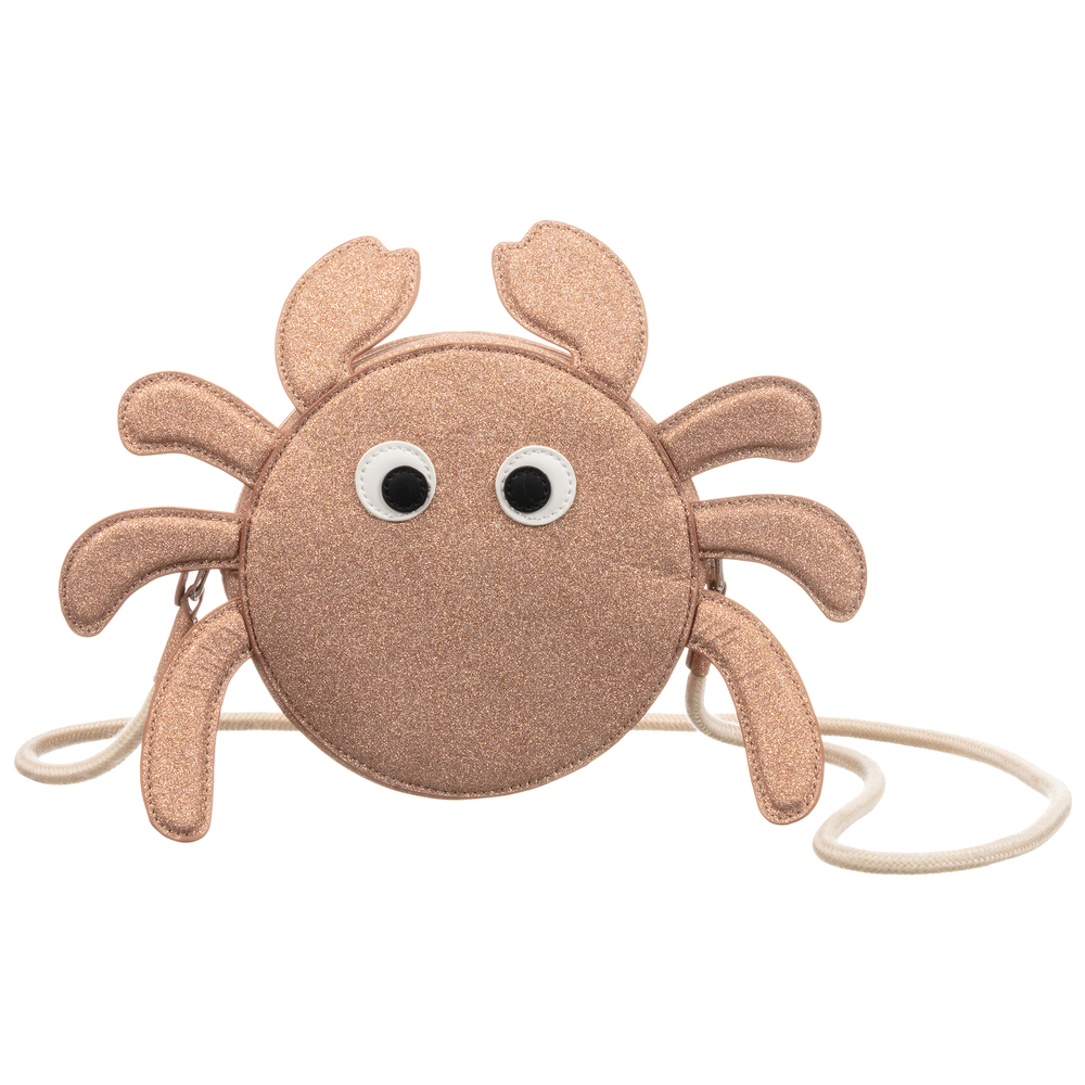 Stella McCartney Kids - Pink Glitter Crab Bag (16cm) | Childrensalon
