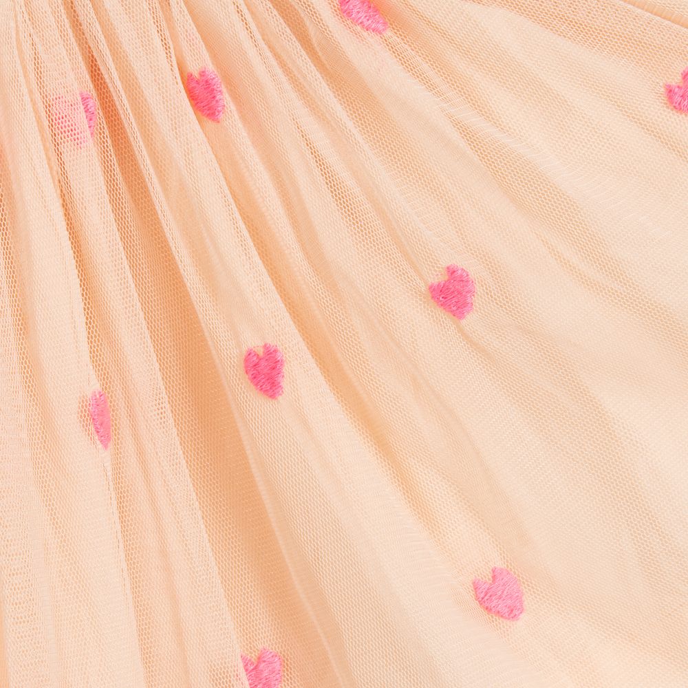 Stella McCartney Kids - Pink Heart Tulle Skirt
