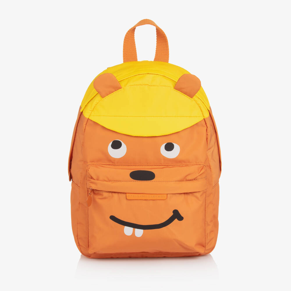Stella McCartney Kids-Playful Orange Squirrel Backpack (30cm) | Childrensalon Outlet