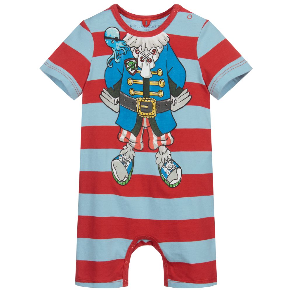 Stella McCartney Kids - Red & Blue Pirate Shortie | Childrensalon