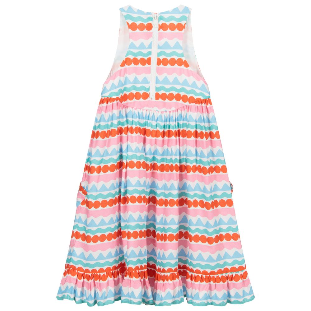 Stella McCartney Kids-Красно-синее платье в полоску | Childrensalon Outlet