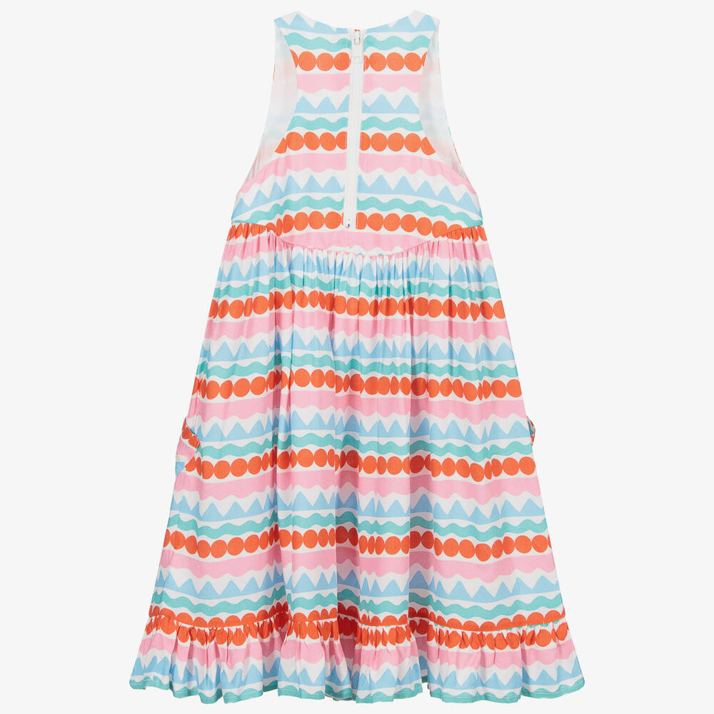 Stella McCartney Kids-Red & Blue Stripe Dress | Childrensalon Outlet
