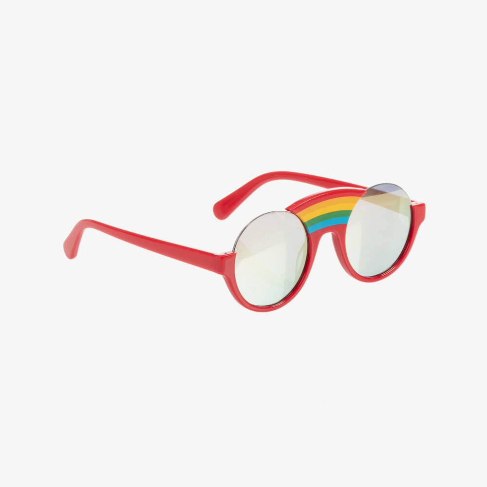 Stella McCartney Kids-نظارات شمسية لون أحمر للبنات | Childrensalon Outlet
