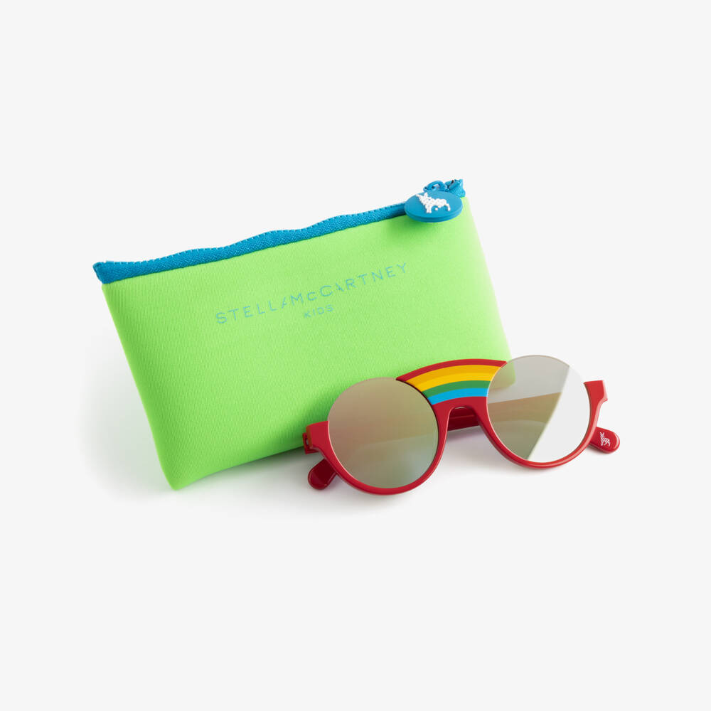 Stella McCartney Kids-Red Rainbow Sunglasses | Childrensalon Outlet