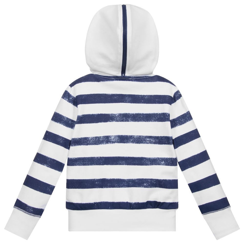 Stella McCartney Kids-Skull Cotton Zip-Up Hoodie | Childrensalon Outlet