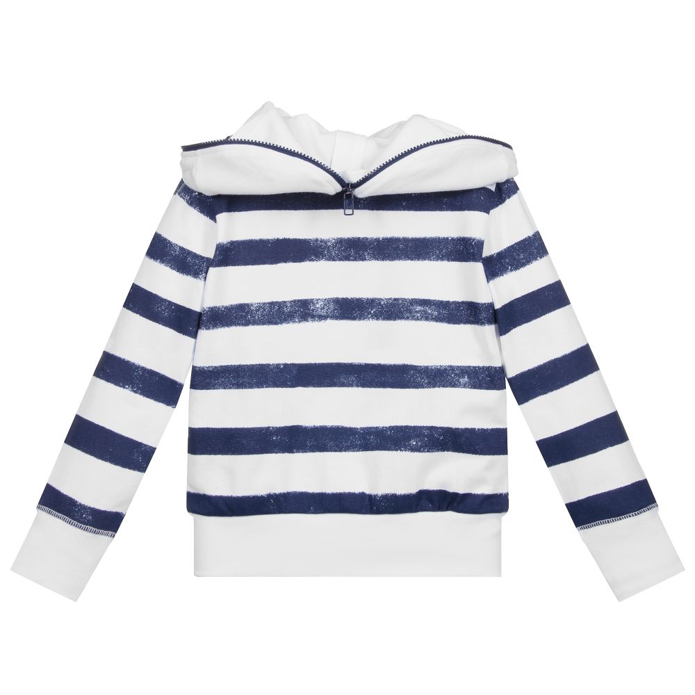 Stella McCartney Kids-Skull Cotton Zip-Up Hoodie | Childrensalon Outlet