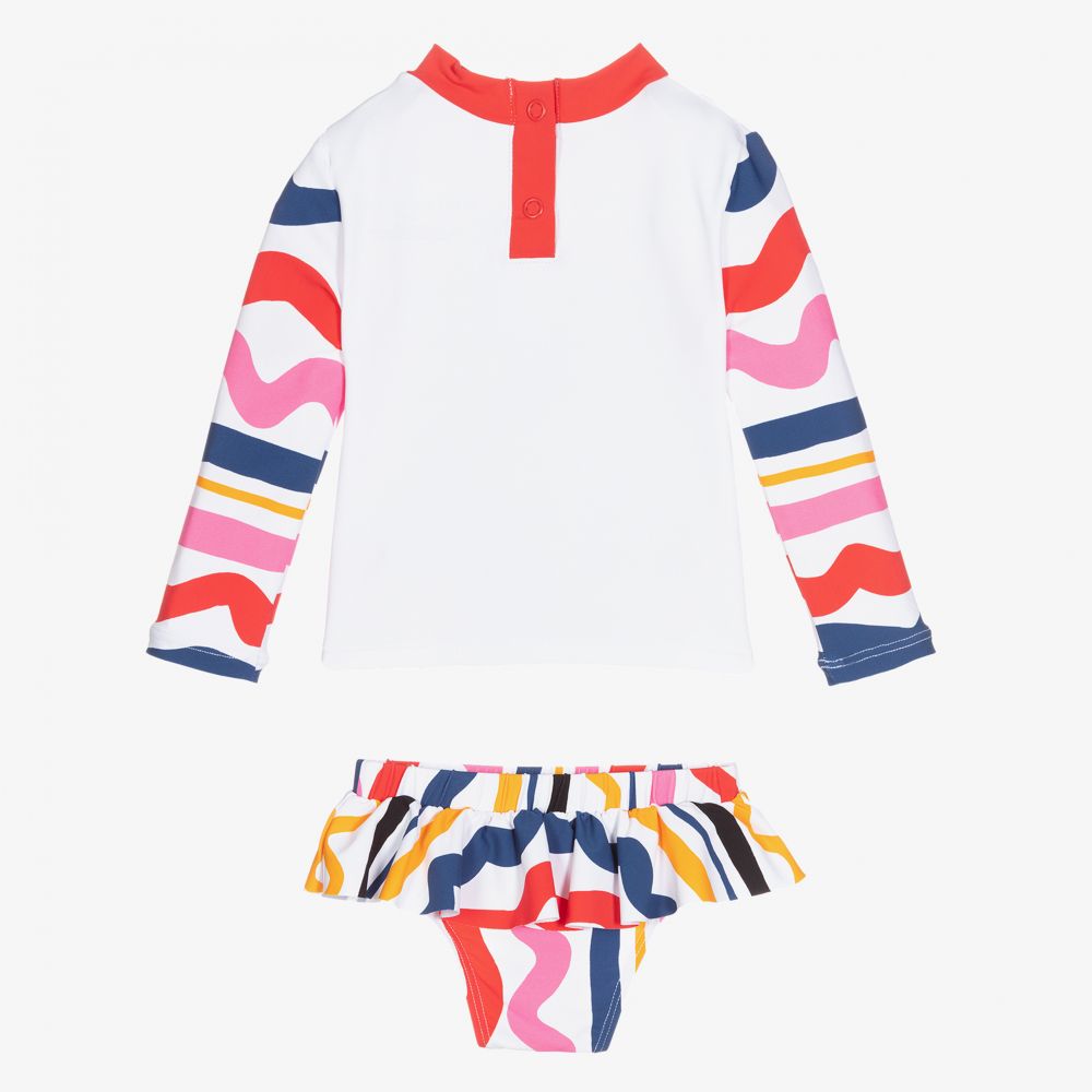 Stella McCartney Kids-Солнцезащитный топ с плавками для малышек (UPF50+) | Childrensalon Outlet