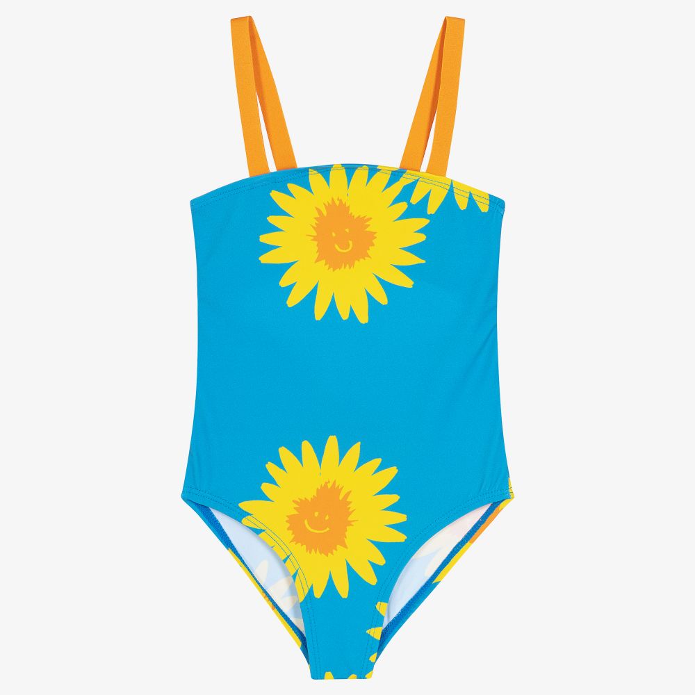 Stella McCartney Kids - Sunflowers Swimsuit (UPF 50+) | Childrensalon
