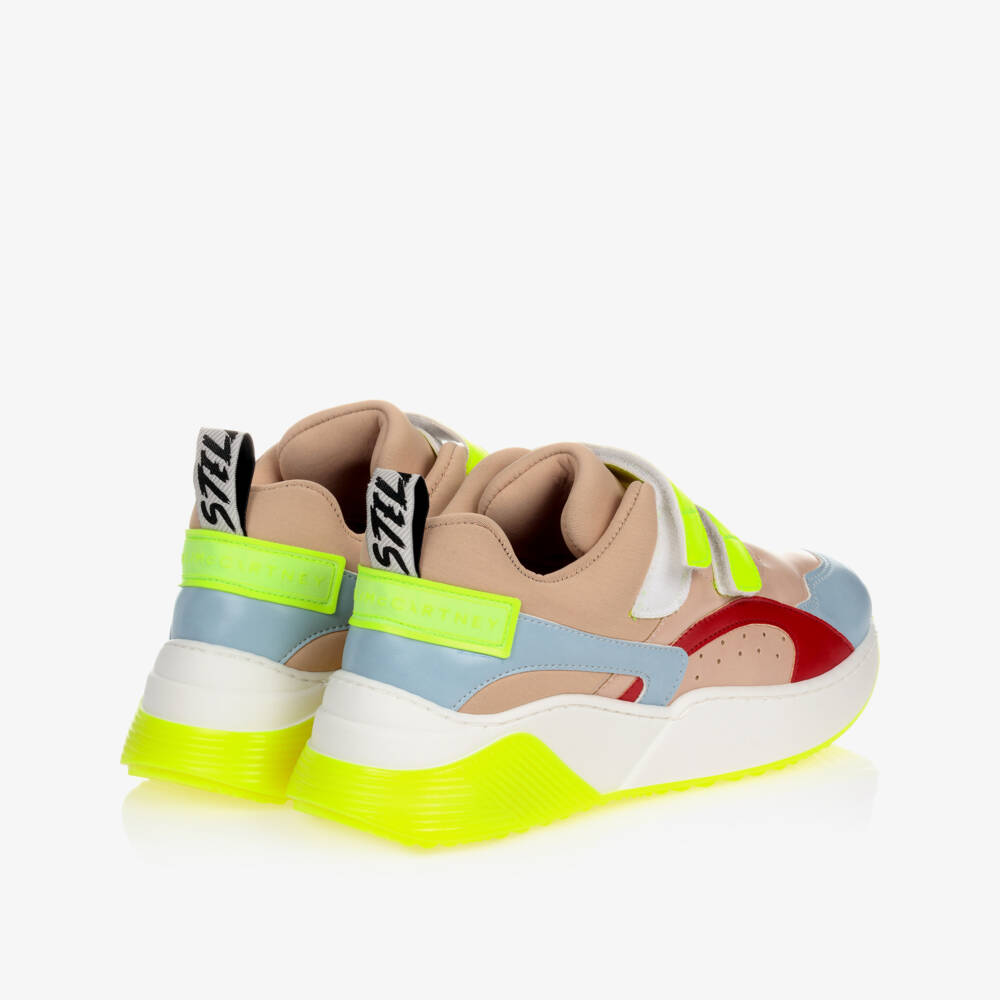 Stella McCartney Kids-Teen Beige & Yellow Trainers | Childrensalon Outlet