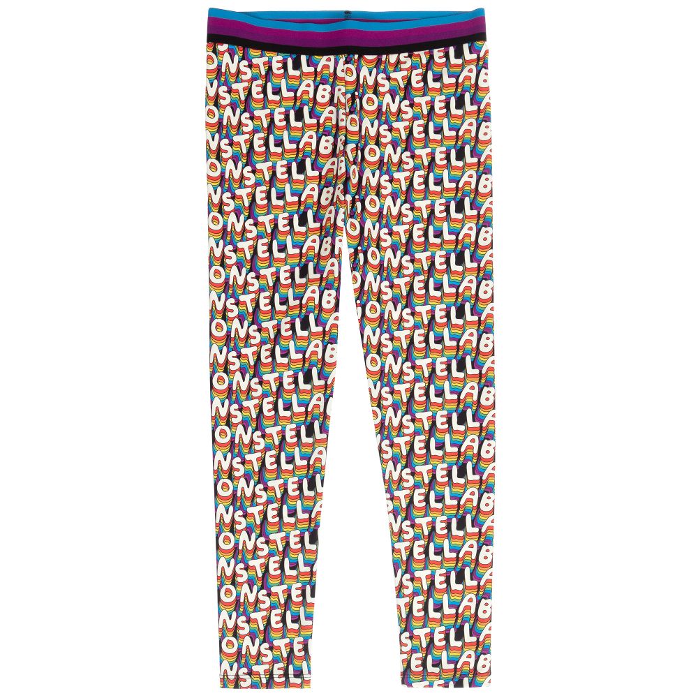 Stella McCartney Kids - Teen Black Logo Leggings | Childrensalon