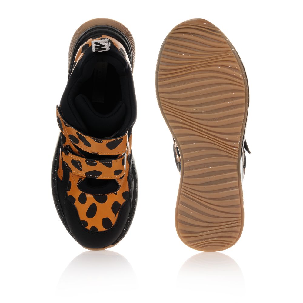 Stella McCartney Kids-Teen Black Logo Trainers | Childrensalon Outlet