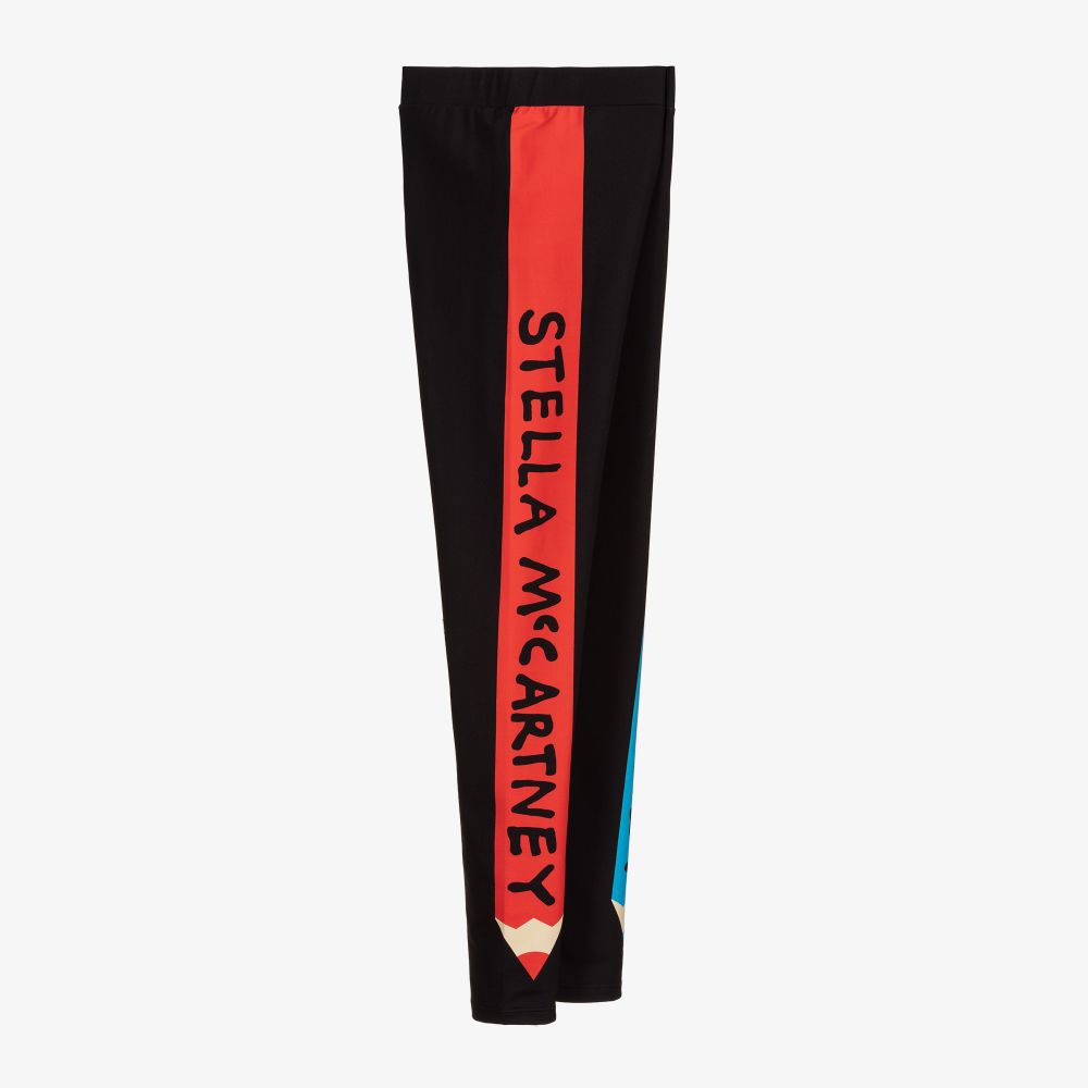 Stella McCartney Kids-Teen Black Pencil Leggings | Childrensalon Outlet