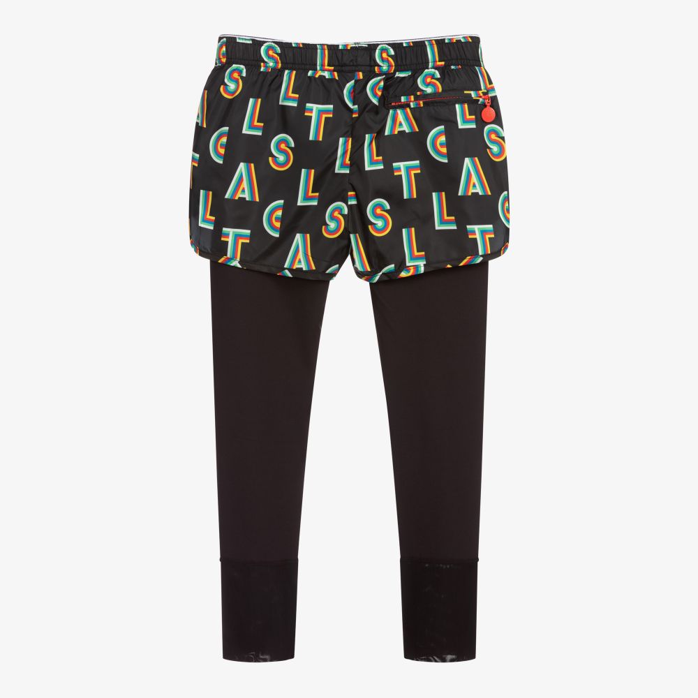 Stella McCartney Kids-Шорты и легинсы черного цвета для подростков | Childrensalon Outlet