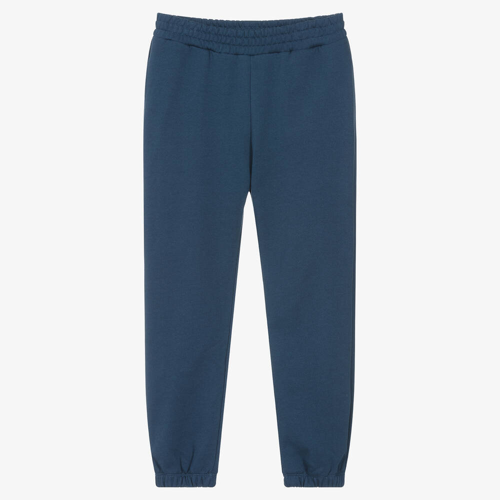 Stella McCartney Kids - Jogging bleu en coton Ado | Childrensalon