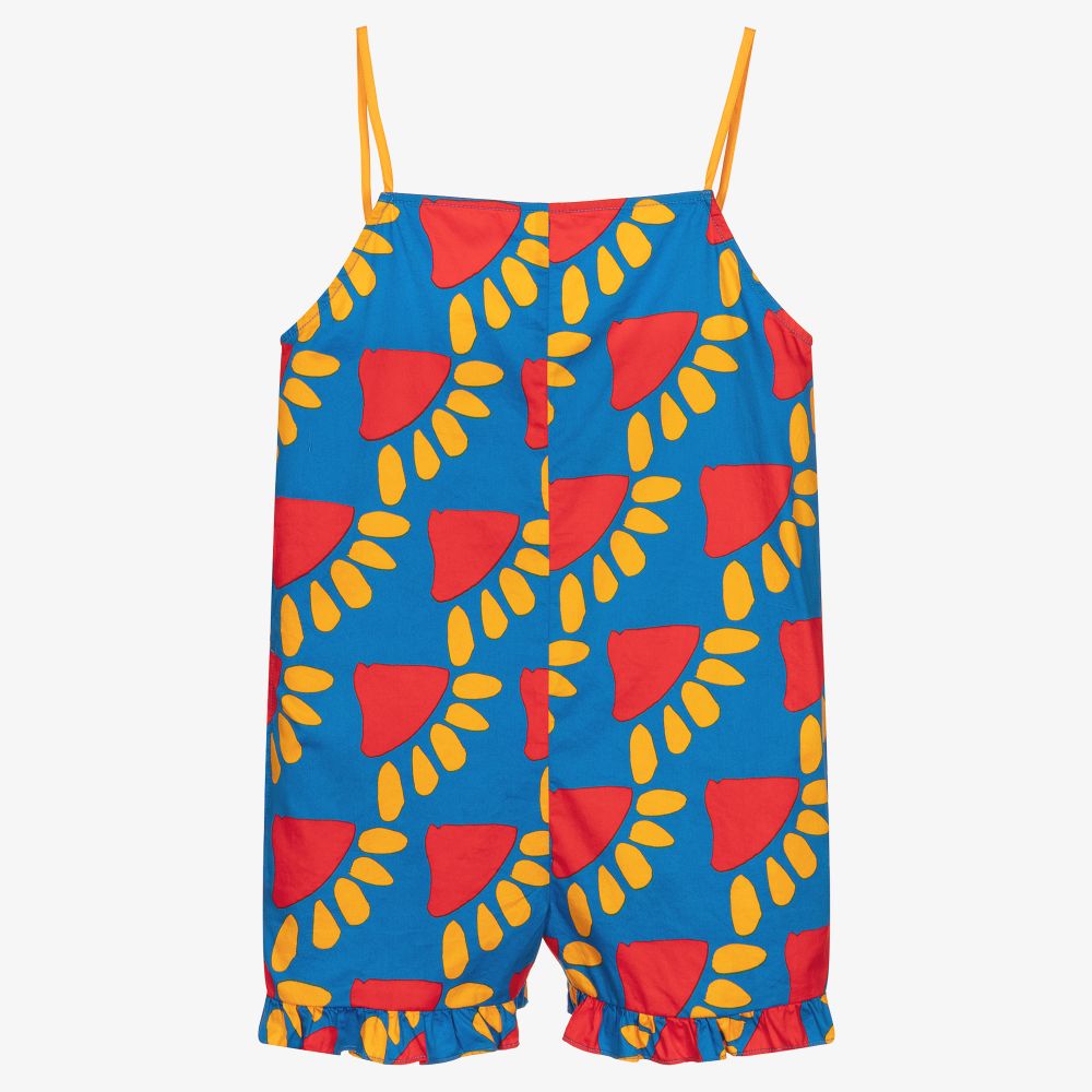 Stella McCartney Kids-Teen Blue Cotton Playsuit | Childrensalon Outlet