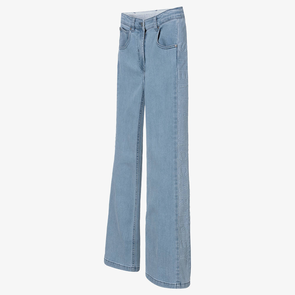 デニム・ジーパン STELLA MCCARTNEY 'Falabella' jeans Light Blue 6D01913SPH56 デニム・ジーパン Stella McCartney SS24 'Falabella' jeans