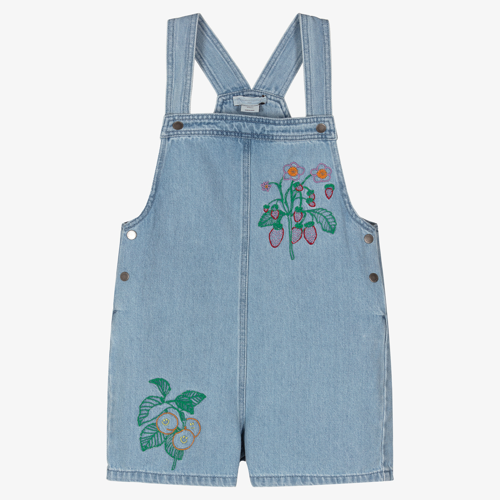 Stella McCartney Kids - Salopette courte bleue Ado | Childrensalon