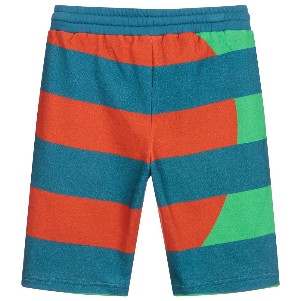 Stella McCartney Kids-Teen Blue Striped Shorts | Childrensalon Outlet