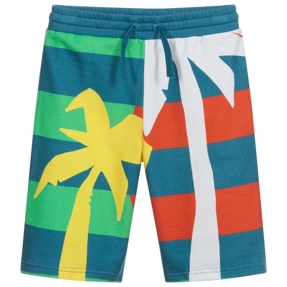 Stella McCartney Kids - Blau gestreifte Teen Shorts | Childrensalon