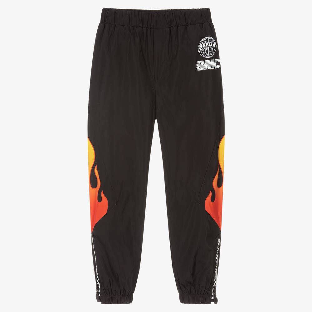 Stella McCartney Kids - Schwarze Teen Flammen-Jogginghose | Childrensalon