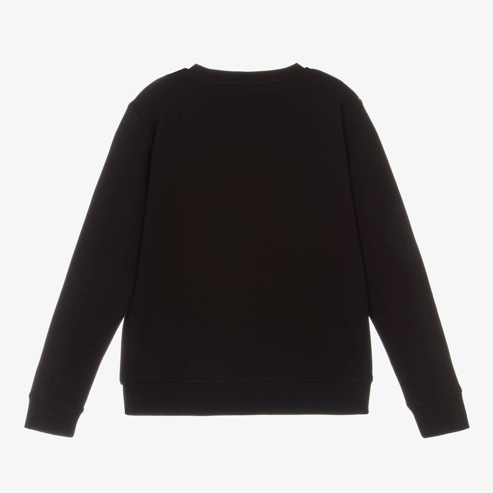 Stella McCartney Kids-Черный свитшот с монстрами | Childrensalon Outlet