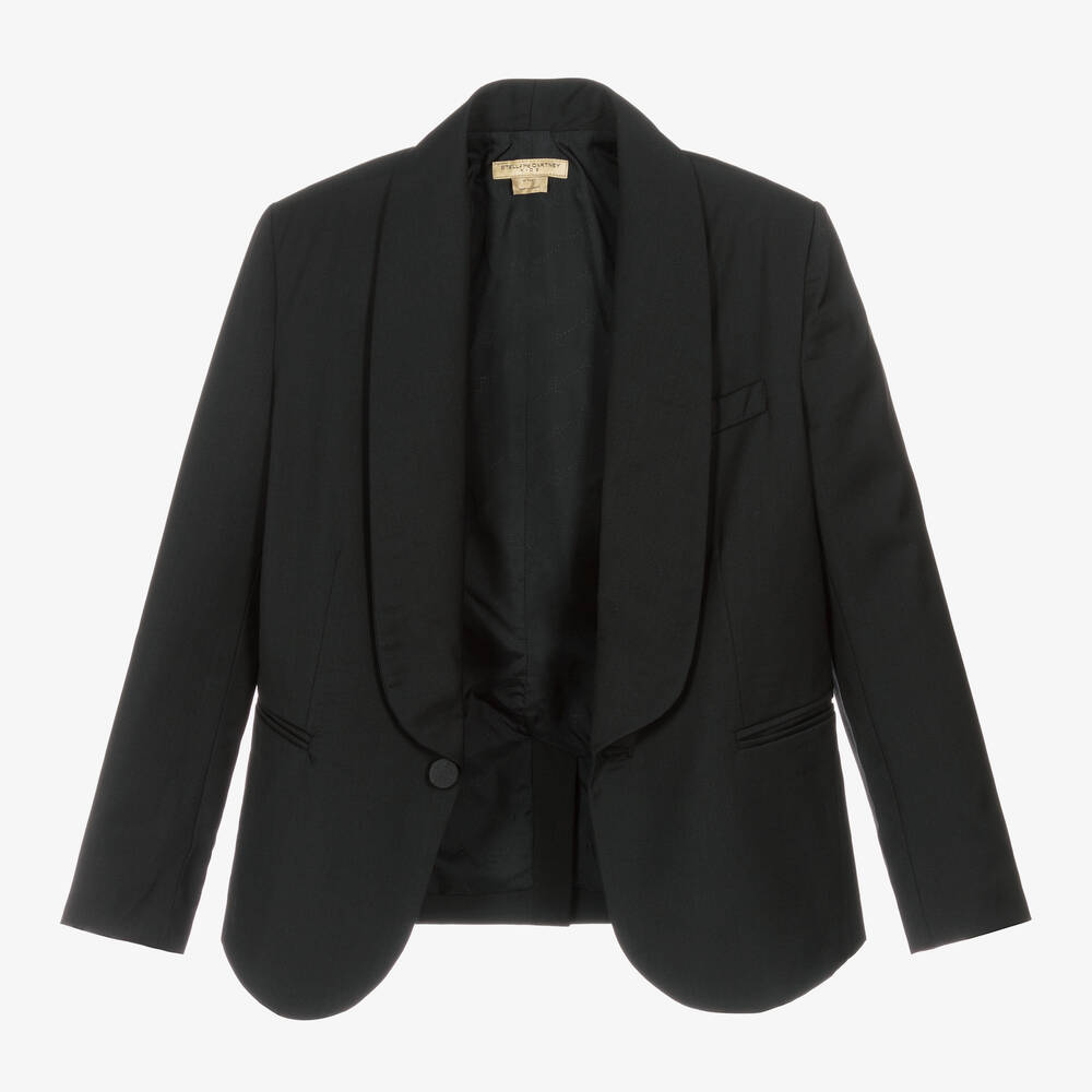 Stella McCartney Kids-Teen Boys Black Wool Blend Suit | Childrensalon Outlet