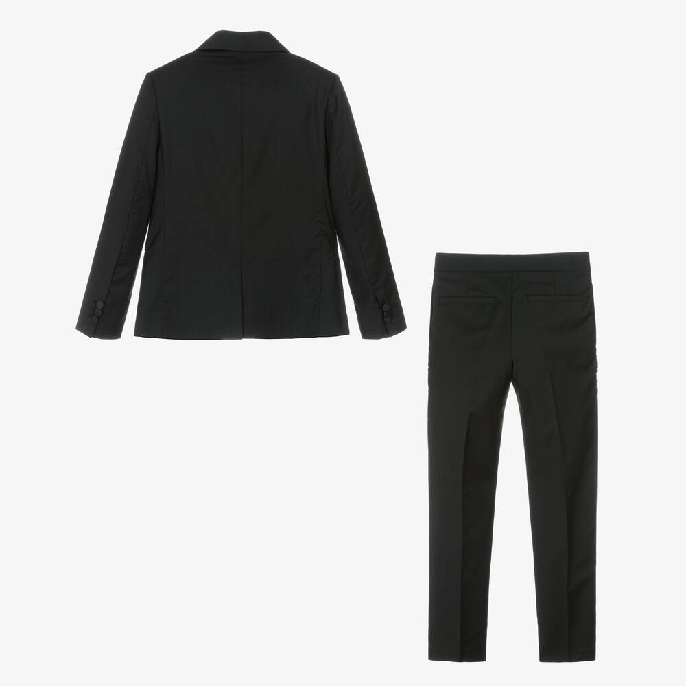 Stella McCartney Kids-Teen Boys Black Wool Blend Suit | Childrensalon Outlet