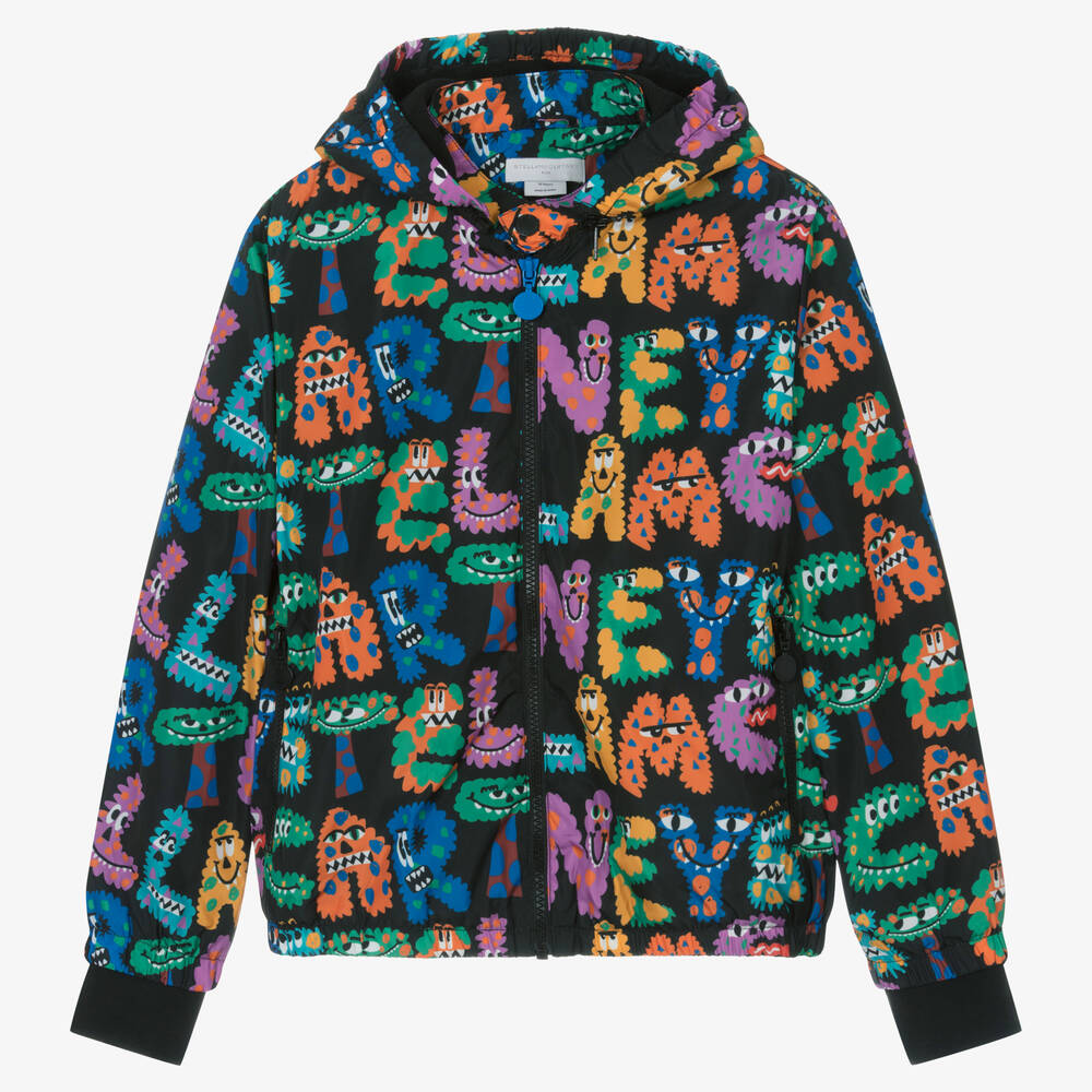 Stella McCartney Kids - Blouson noir zippé ado garçon | Childrensalon