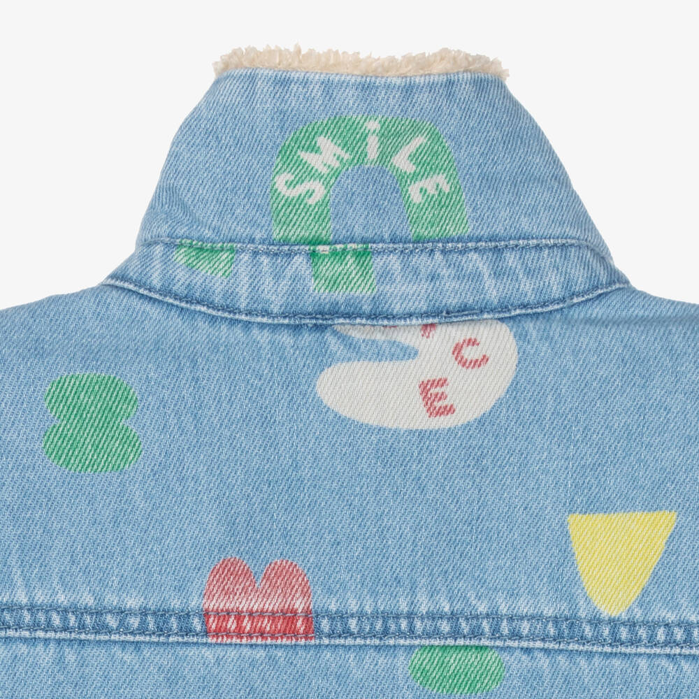 Stella McCartney Kids-Голубая джинсовая куртка | Childrensalon Outlet