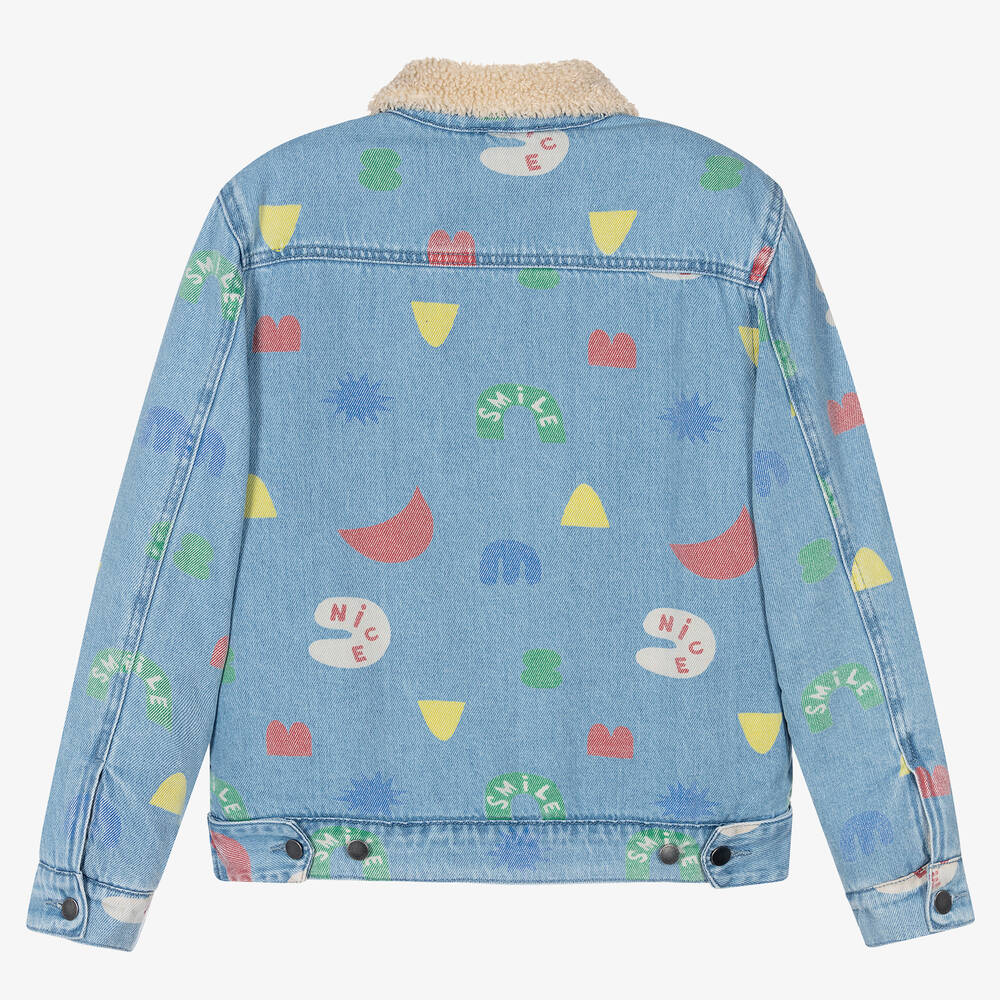 Stella McCartney Kids-Голубая джинсовая куртка | Childrensalon Outlet